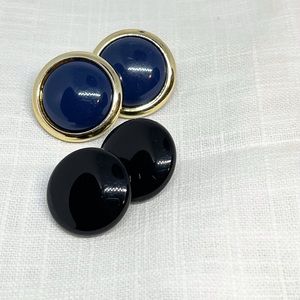 Vintage pierced earrings